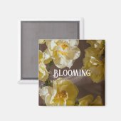 Elegante gele tulp Bloemstuk Kunst Magneet (Voorkant / Achterkant)