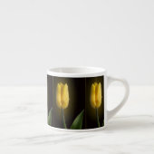 Elegante Gele Tulp Espresso Kop (Rechts)