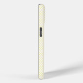Elegante geloof perzik bloemenslinger stippen witt Case-Mate iPhone case (Achterkant / Rechts)