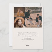 Elegante Gelukkig Nieuwjaar Boog Foto Uniek 2025 Feestdagenkaart (Achterkant)