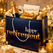 Elegante “Gelukkig Pensioen” Cadeautas