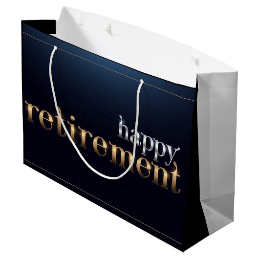 Elegante “Gelukkig Pensioen” Cadeautas