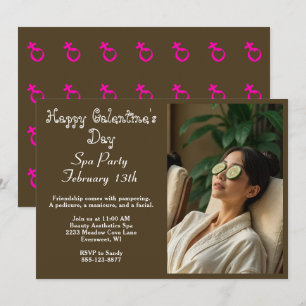 Elegante gelukkige Galentine's Day spa-feest uitno