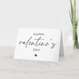 Elegante Gelukkige Valentijnsdag script typografie Kaart