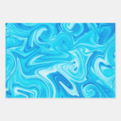 Elegante gemarbeliseerde schilderkunst vakantie Ch Inpakpapier Vel (Voorkant)