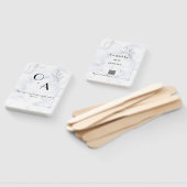 Elegante gemarmerde handventilator voor Vrijgezell Handwaaier (Niet-gemonteerd)