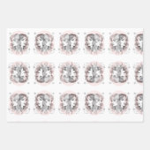 Elegante Gemini stijl Inpakpapier Vel (Voorkant 2)