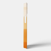 Elegante Gemonogrammeerde Initialen Pompoen Oranje Case-Mate iPhone Case (Achterkant / Rechts)