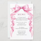 Elegante Gentle Roze Hand Getrokken Boog Huwelijk (Voorkant)