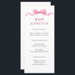 Elegante Gentle Roze Hand Getrokken Boog Huwelijk Menu<br><div class="desc">Neem contact met me op als je hulp of overeenkomende objecten nodig hebt.</div>