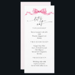Elegante Gentle Roze Hand Getrokken Boog Huwelijk Menu<br><div class="desc">Neem contact met me op als je hulp of overeenkomende objecten nodig hebt.</div>