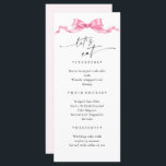 Elegante Gentle Roze Hand Getrokken Boog Huwelijk Menu<br><div class="desc">Neem contact met me op als je hulp of overeenkomende objecten nodig hebt.</div>