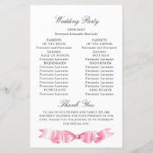 Elegante Gentle Roze Hand Getrokken Boog Wedding P (Achterkant)