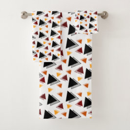 Elegante Geometrisch Bad Handdoek