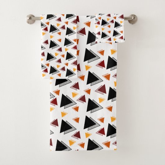 Elegante Geometrisch Bad Handdoek (Insitu)