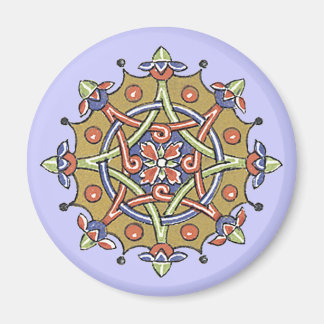 Elegante Geometrische Antieke Kunstmagneet Magneet