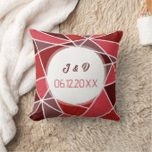 Elegante geometrische bruiloft kussen (Deken)