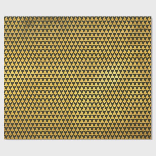 Elegante geometrische donkere dennenboom vakantie cadeaupapier (Vlak)