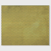 Elegante geometrische groene kerstboom vakantie cadeaupapier (Vlak)