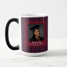 Elegante Geometrische Print Jongens Afstudeercadea Magische Mok