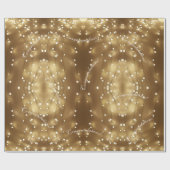 Elegante geometrische slinger van lichten feesteli cadeaupapier (Vlak)