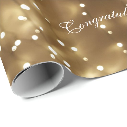 Elegante geometrische slinger van lichten feesteli cadeaupapier (Rol Hoek)