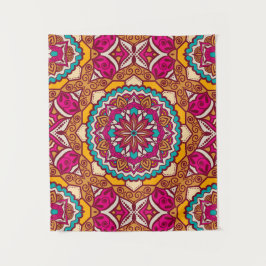Elegante geometrische vormen – Kleurrijk meisjesac Wandkleed
