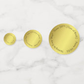 Elegante Gepersonaliseerd foto All-Occasion Shinin Confetti (Voorkanten)