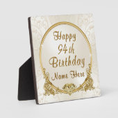 Elegante gepersonaliseerde, 94e verjaardag cadeau- fotoplaat (Voorkant)