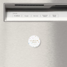 Elegante gepersonaliseerde aangepaste naam magneet