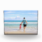 Elegante gepersonaliseerde acryl fotoplaquette fotoblokken (Voorkant)