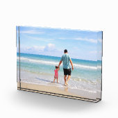 Elegante gepersonaliseerde acryl fotoplaquette fotoblokken (Rechts)
