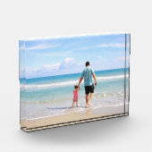 Elegante gepersonaliseerde acryl fotoplaquette fotoblokken (Links)