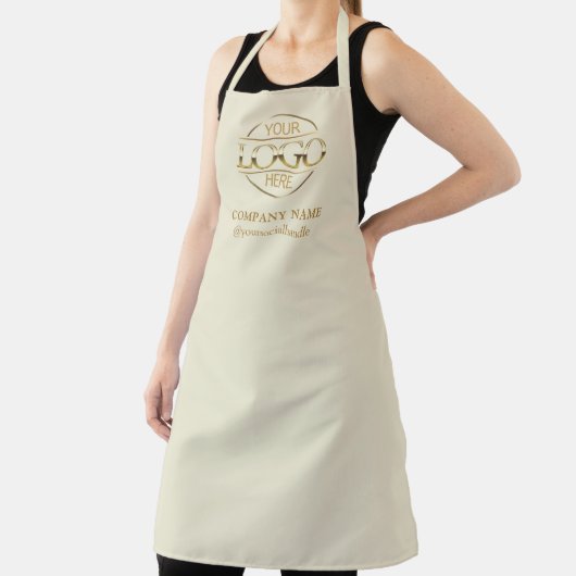 Elegante gepersonaliseerde apron logo aangepaste u schort (Insitu)