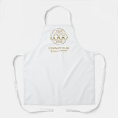 Elegante gepersonaliseerde apron logo aangepaste u schort (Voorkant)