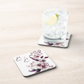 Elegante Gepersonaliseerde Bloemen  Bier Onderzetter (Rechterzijde)