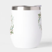 Elegante gepersonaliseerde bloemrijke monogramnaam (Links)