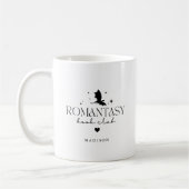 Elegante gepersonaliseerde boekenclub 'Romantasy' Koffiemok (Links)