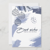 Elegante Gepersonaliseerde Familie Kerstfotokaart Feestdagenkaart (Voorkant)