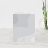 Elegante gepersonaliseerde foto bruiloft dank u ka bedankkaart (Achterkant)