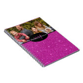 Elegante gepersonaliseerde foto notitieboek (Rechterzijde)