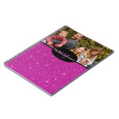 Elegante gepersonaliseerde foto notitieboek (Linkerzijde)