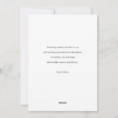 Elegante gepersonaliseerde foto Passen getrouwd ke Feestdagenkaart (Achterkant)