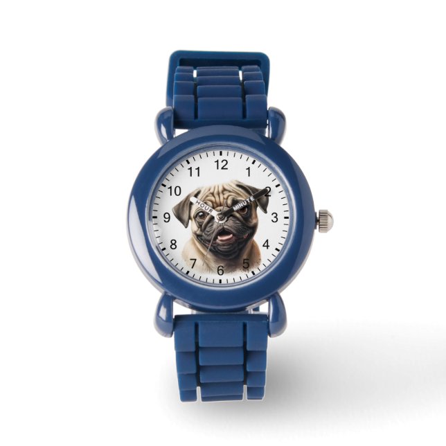 Elegante gepersonaliseerde foto Voeg uw eigen foto Horloge (Voorkant)