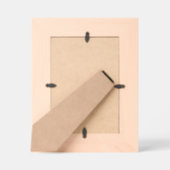 Elegante gepersonaliseerde gravure geometrische ar gegraveerde lijstjes (Achterkant)