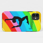 ELEGANTE GEPERSONALISEERDE GYMNASTIEK IPHONE CASE (Achterkant (horizontaal))