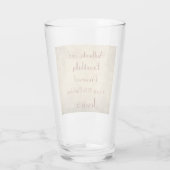 Elegante gepersonaliseerde Happy 30th Birthday Glas (Achterkant)