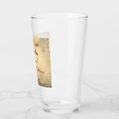 Elegante gepersonaliseerde Happy 30th Birthday Glas (Links)