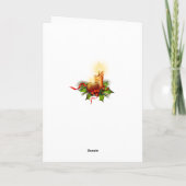  Elegante Gepersonaliseerde Kerst Kaart (Achterkant)