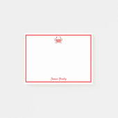 Elegante gepersonaliseerde kreeft post-it® notes (Voorkant)